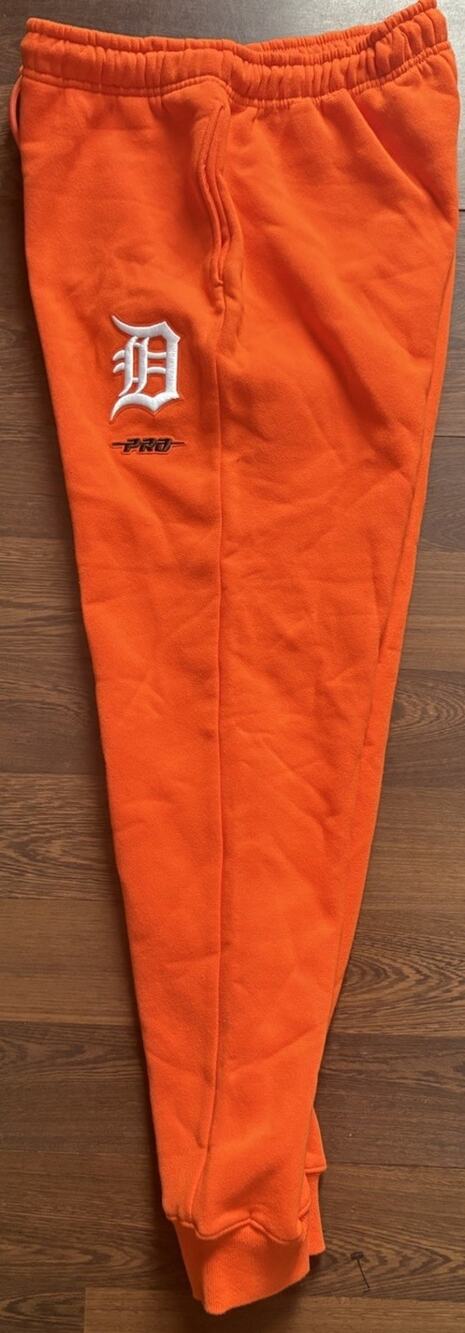 Pro Standard Detroit Tigers MLB Orange Fleece Sweatpants NWT M